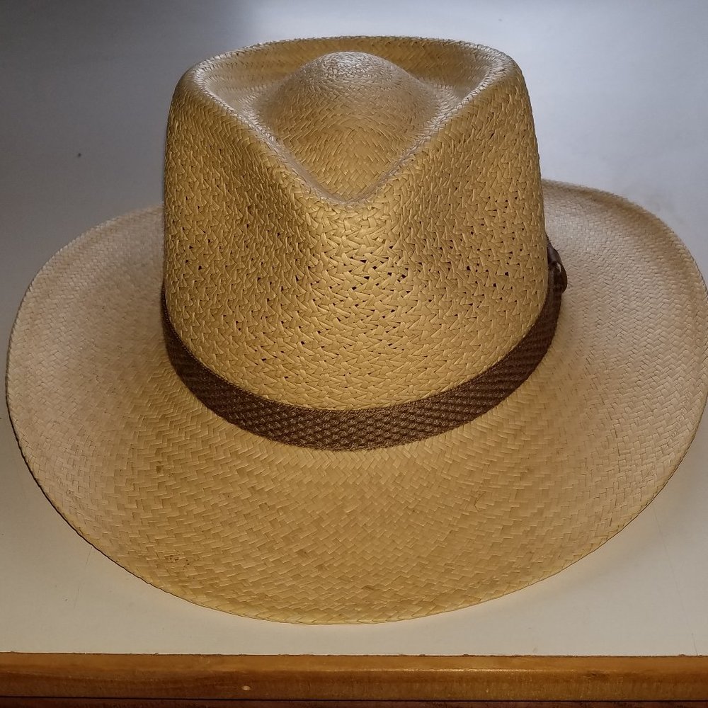 LL Bean Panama Straw Hat. Men's S/M